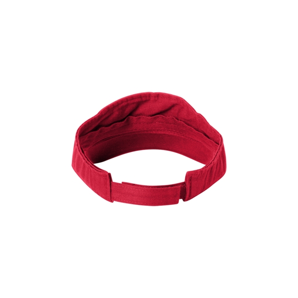 Bio-washed visor with a 2 1/4-inch crown, pre-curved visor and a... from ASI 88060 Snugz/USA Inc
