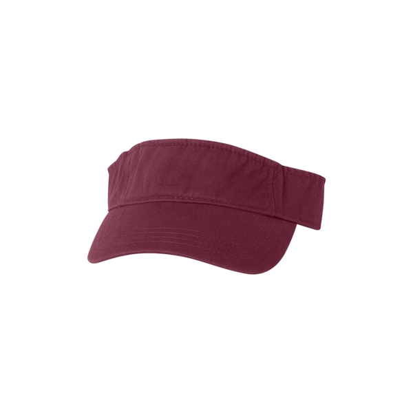Bio-washed visor with a 2 1/4-inch crown, pre-curved visor and a... from ASI 88060 Snugz/USA Inc