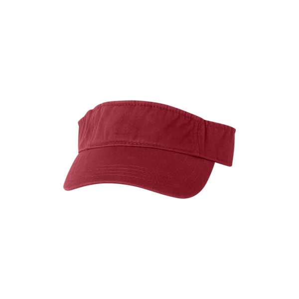 Bio-washed visor with a 2 1/4-inch crown, pre-curved visor and a... from ASI 88060 Snugz/USA Inc