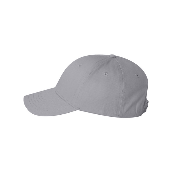 Baseball cap with sewn eyelets and a plastic tab closure.... from ASI 88060 Snugz/USA Inc
