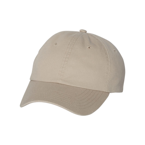 Unstructured baseball cap made of 100% cotton with a low profile... from ASI 88060 Snugz/USA Inc