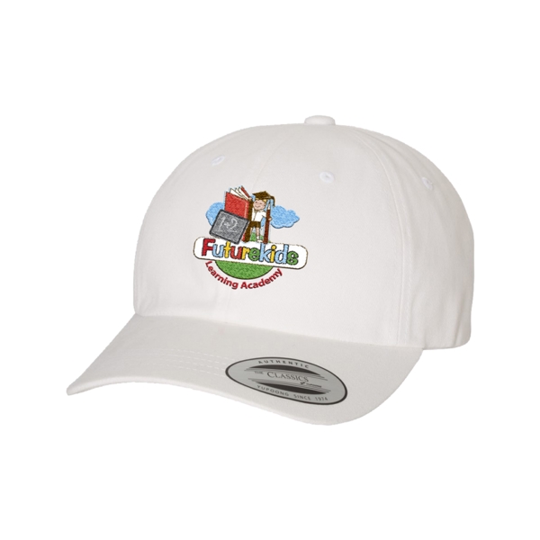 Dad cap with a buckle closure with a grommet and a... from ASI 88060 Snugz/USA Inc