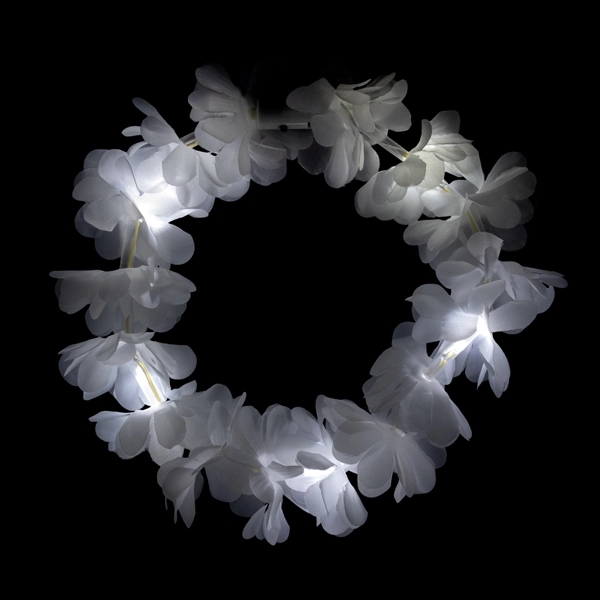 Lei headband with white LED lights. Blank.... from ASI 98360 WOWLine / WOWLine®