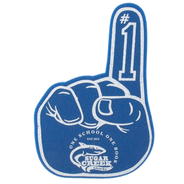 12" #1 foam finger.... from ASI 77280 Pepco Poms / Pepco Poms