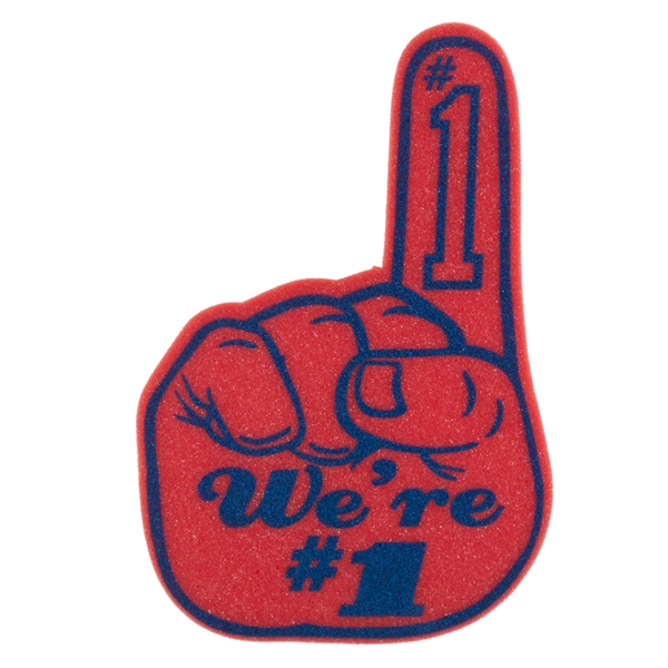 12" #1 foam finger.... from ASI 77280 Pepco Poms / Pepco Poms