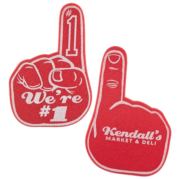 12" #1 foam finger.... from ASI 77280 Pepco Poms / Pepco Poms