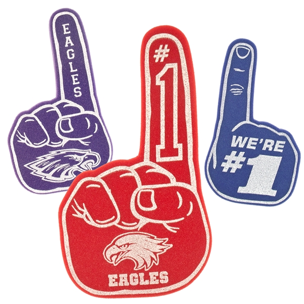 14" Number One foam finger.... from ASI 77280 Pepco Poms / Pepco Poms
