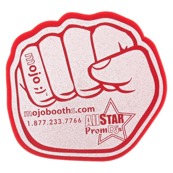 13" Fist foam hand mitt.... from ASI 77280 Pepco Poms / Pepco Poms