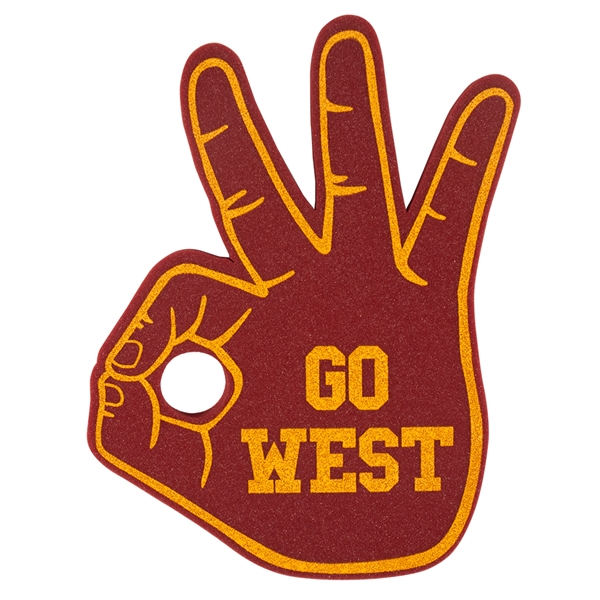 17" Okay foam mitt.... from ASI 77280 Pepco Poms / Pepco Poms