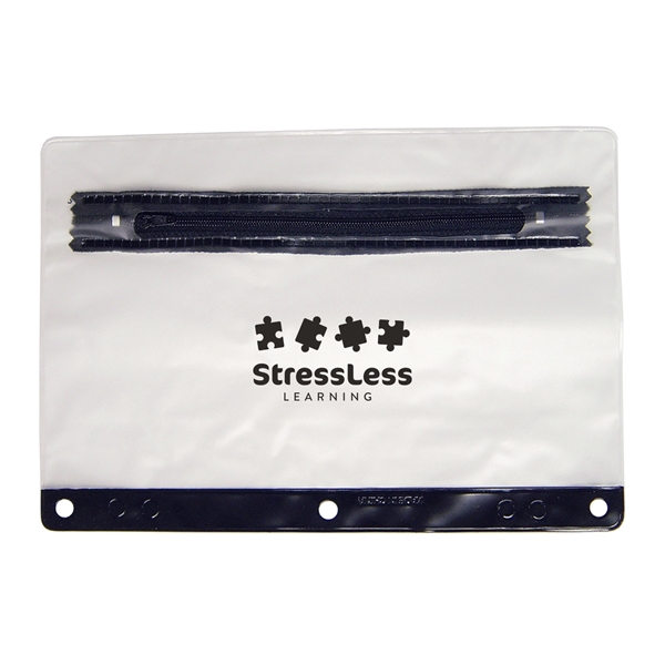 School pouch with zipper and three-ring hole punch.... from ASI 52710 Lincoln Line
