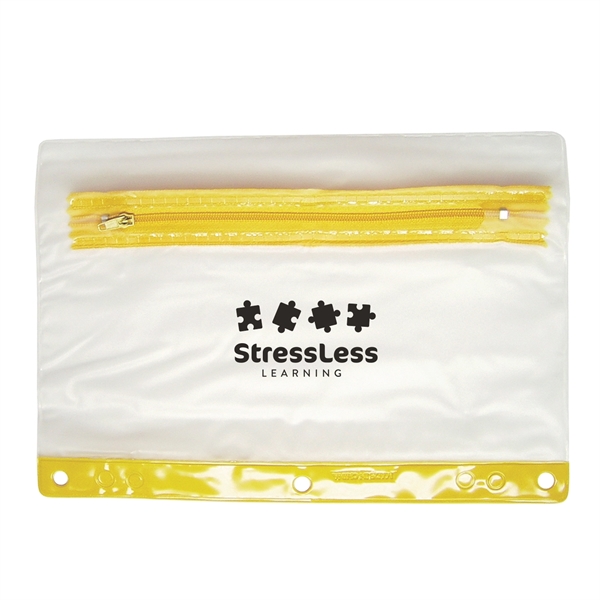 School pouch with zipper and three-ring hole punch.... from ASI 52710 Lincoln Line