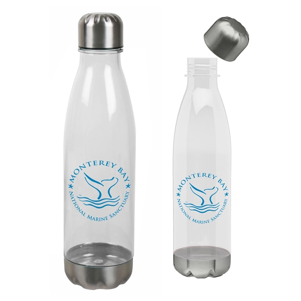 This 22 oz water bottle is made plastic and comes packed... from ASI 52710 Lincoln Line