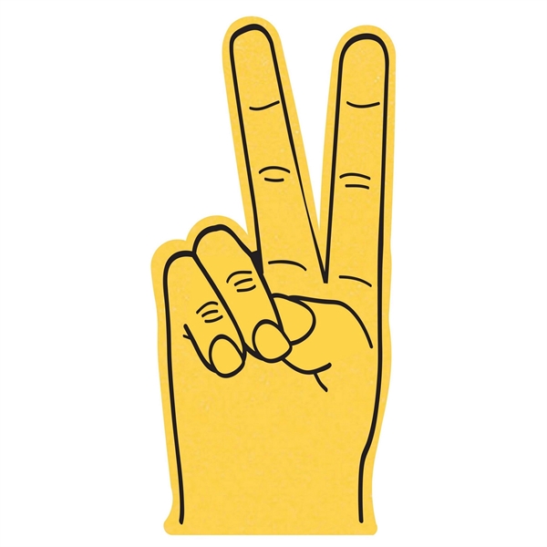 The victory/peace hand is available in many colors.... from ASI 42155 Amerifoam® - The House of Foam