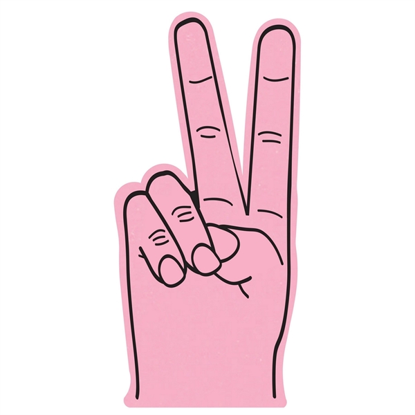 The victory/peace hand is available in many colors.... from ASI 42155 Amerifoam® - The House of Foam