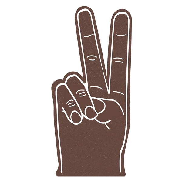The victory/peace hand is available in many colors.... from ASI 42155 Amerifoam® - The House of Foam