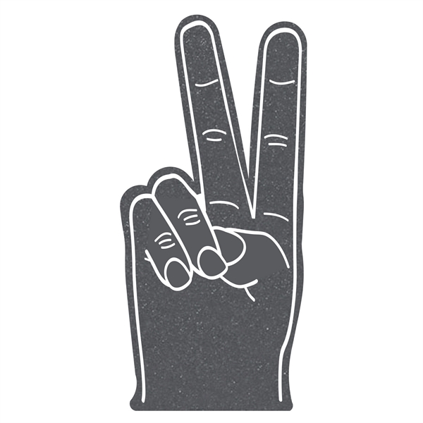 The victory/peace hand is available in many colors.... from ASI 42155 Amerifoam® - The House of Foam