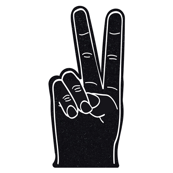 The victory/peace hand is available in many colors.... from ASI 42155 Amerifoam® - The House of Foam