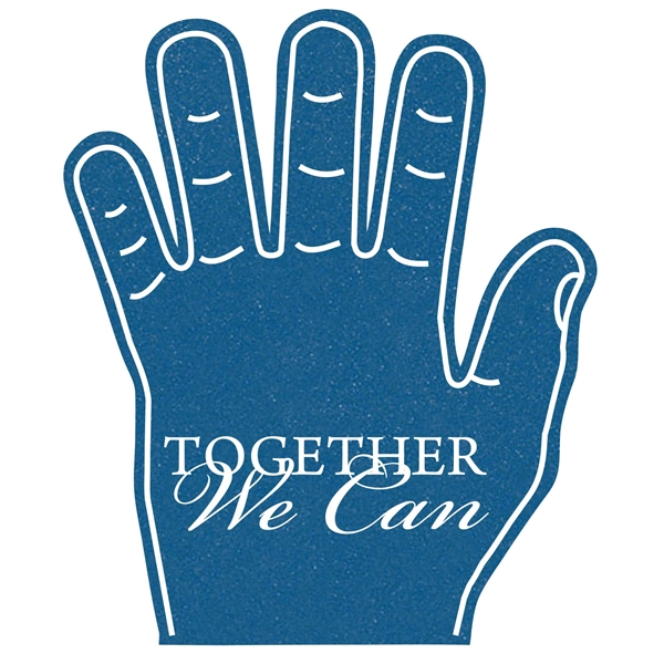 The high 5 hand is available many attractive colors.... from ASI 42155 Amerifoam® - The House of Foam