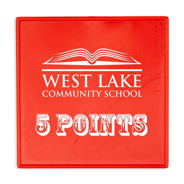 Large Square token offered with digital imprint.... from ASI 54040 Fey Promo / Mi Line by Fey