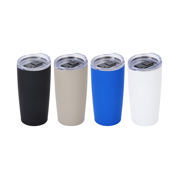 20 oz. vacuum insulated tumbler with rubberized finish, stainless steel construction,... from ASI 90859 Tempo Industries Inc / Tempo Tempoline
