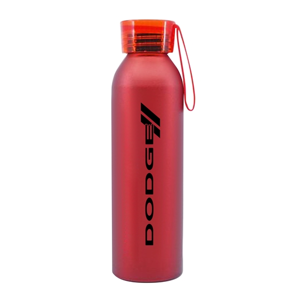 20oz aluminum bottle with a silicon carrying strap.... from ASI 90859 Tempo Industries Inc