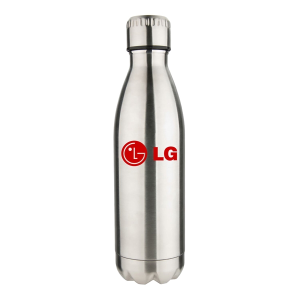 17oz vacuum bottle features double wall copper plated insulation.... from ASI 90859 Tempo Industries Inc