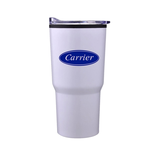 Roswell 20 Oz. stainless tumbler with double-wall design and a PP... from ASI 90859 Tempo Industries Inc