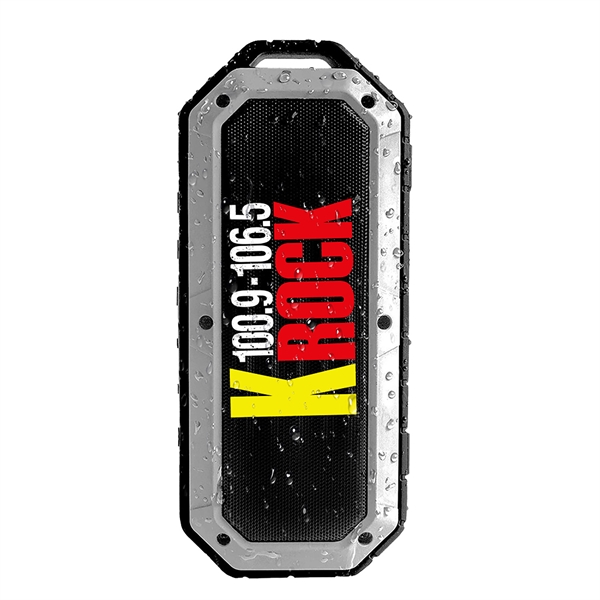 Outdoor waterproof bluetooth speaker enables 5 hours of playtime.... from ASI 90859 Tempo Industries Inc