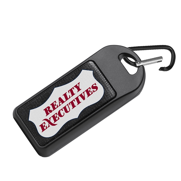 Bluetooth speaker with carabiner.... from ASI 90859 Tempo Industries Inc