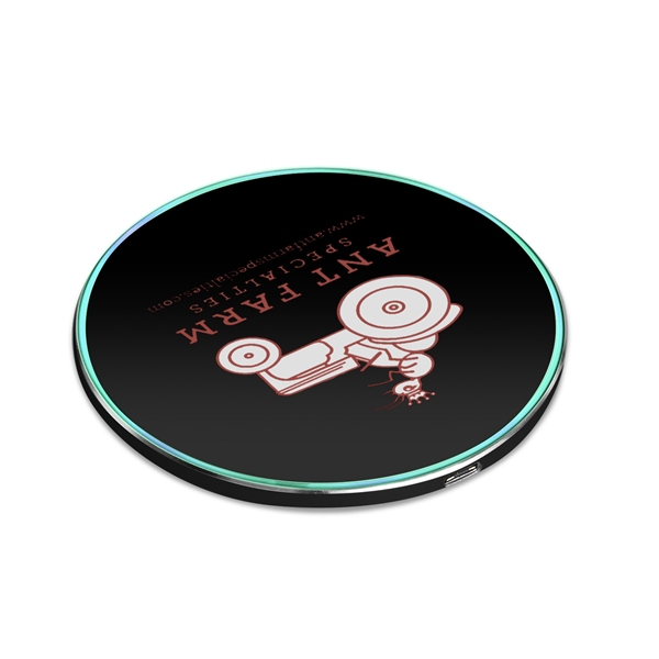 Wireless charger with LED indicator and foreign object detection.... from ASI 90859 Tempo Industries Inc