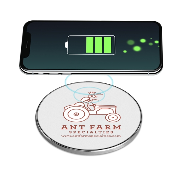 Wireless charger with LED indicator and foreign object detection.... from ASI 90859 Tempo Industries Inc