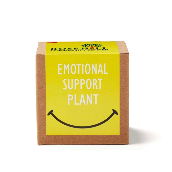 Emotional Support Plant set with 3" biodegradable planter with soil, seed... from ASI 63549 Jornik Manufacturing Corp