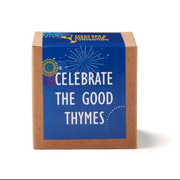 Inspirational Celebrate Good Thymes Planter Kit with reusable planter, soil disc,... from ASI 63549 Jornik Manufacturing Corp