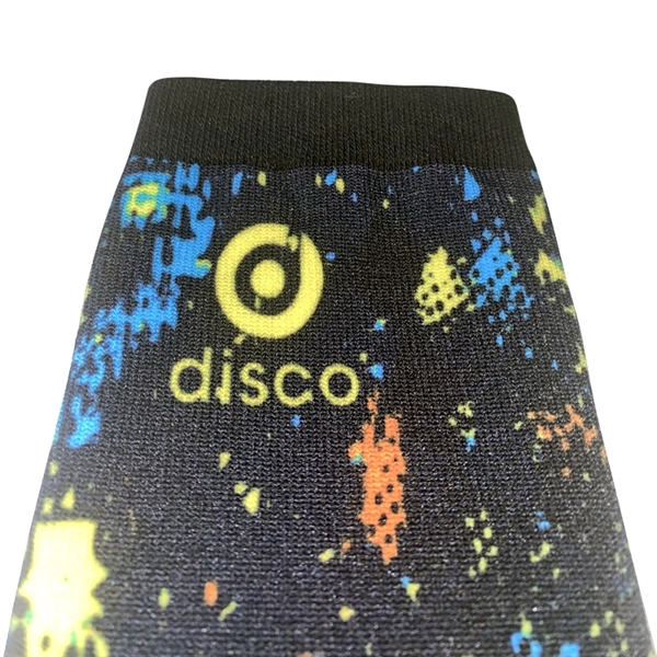 Price includes 360 degree direct digital printing, Socks fit feet that... from ASI 67557 LimeLight Ent / Limelight USA