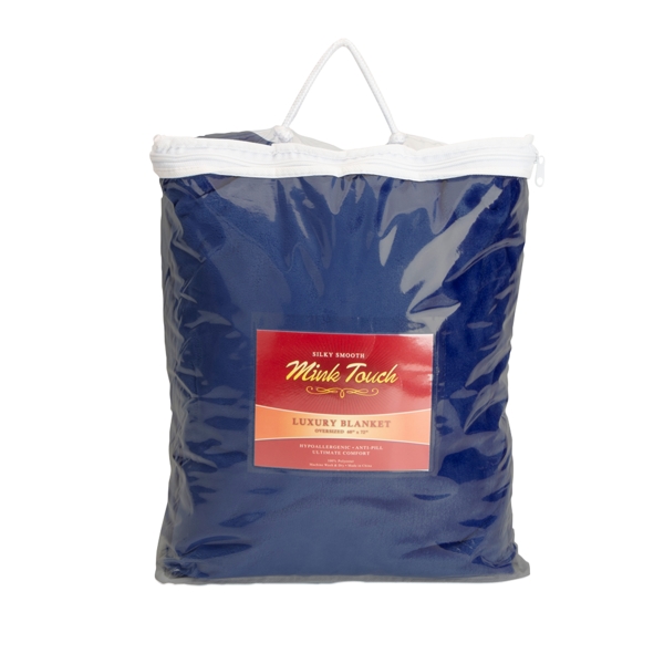 72" x 60" mink blanket with a vinyl bag included.... from ASI 88060 Snugz/USA Inc