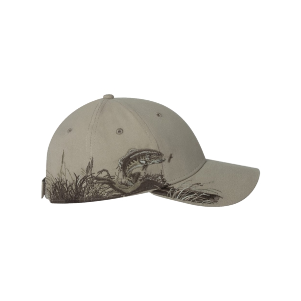 Trout cap made of 100% brushed cotton twill.... from ASI 88060 Snugz/USA Inc