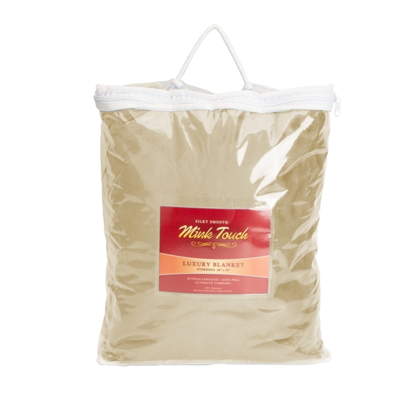 72" x 60" mink blanket with a vinyl bag included.... from ASI 88060 Snugz/USA Inc