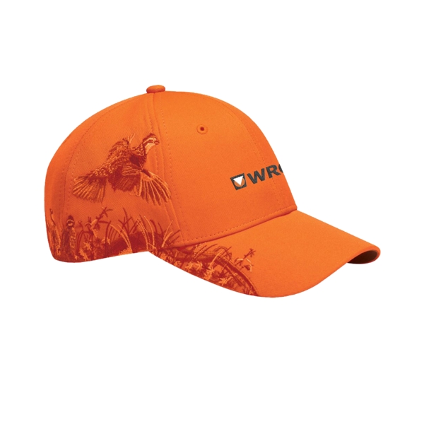 Quail hat with a wildlife scene and a hook and loop... from ASI 88060 Snugz/USA Inc