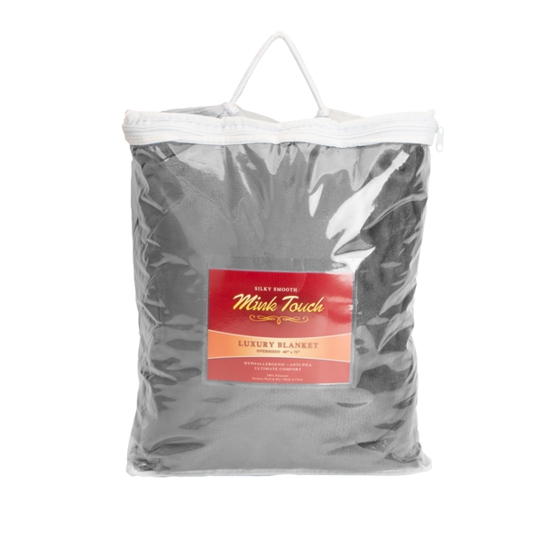 72" x 60" mink blanket with a vinyl bag included.... from ASI 88060 Snugz/USA Inc