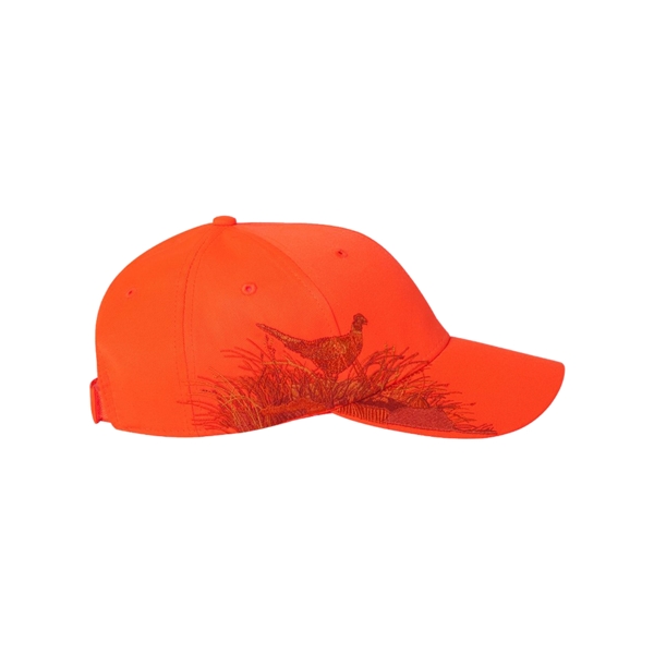 Pheasant cap with a wildlife scene design and a hook and... from ASI 88060 Snugz/USA Inc