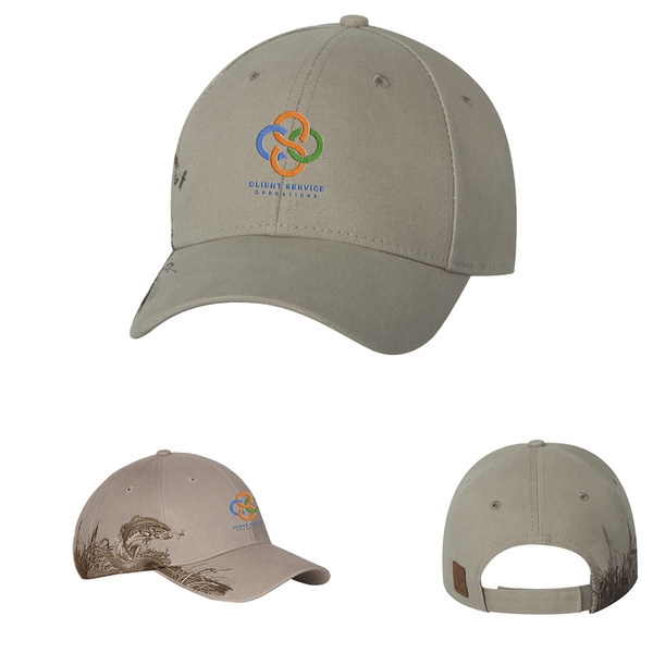 Trout cap made of 100% brushed cotton twill.... from ASI 88060 Snugz/USA Inc