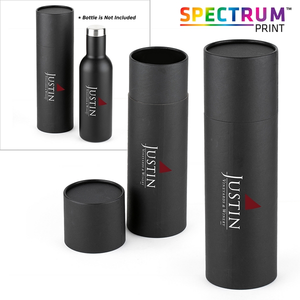 Cylinder gift box for storing drinkware and apparel.... from ASI 88060 Snugz/USA Inc