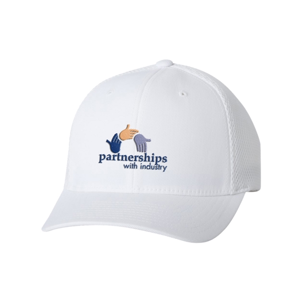 Baseball cap made of polyester, nylon, cotton, and spandex.... from ASI 88060 Snugz/USA Inc
