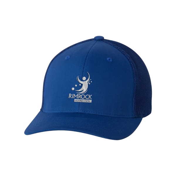 Trucker mesh cap with a PermaCurv visor and a 100% polyester... from ASI 88060 Snugz/USA Inc