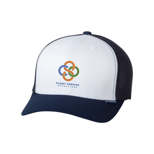 Trucker mesh cap with a PermaCurv visor and a 100% polyester... from ASI 88060 Snugz/USA Inc