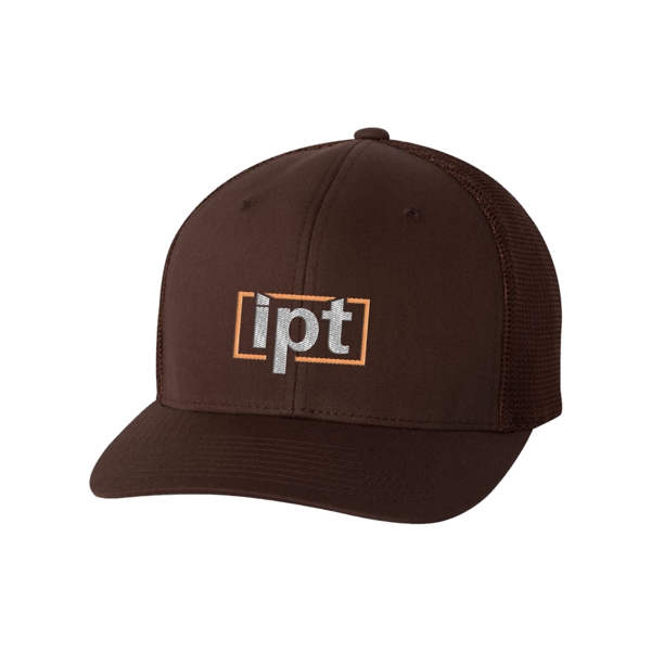 Trucker mesh cap with a PermaCurv visor and a 100% polyester... from ASI 88060 Snugz/USA Inc