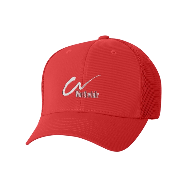 Baseball cap made of polyester, nylon, cotton, and spandex.... from ASI 88060 Snugz/USA Inc