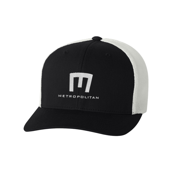 Trucker mesh cap with a PermaCurv visor and a 100% polyester... from ASI 88060 Snugz/USA Inc