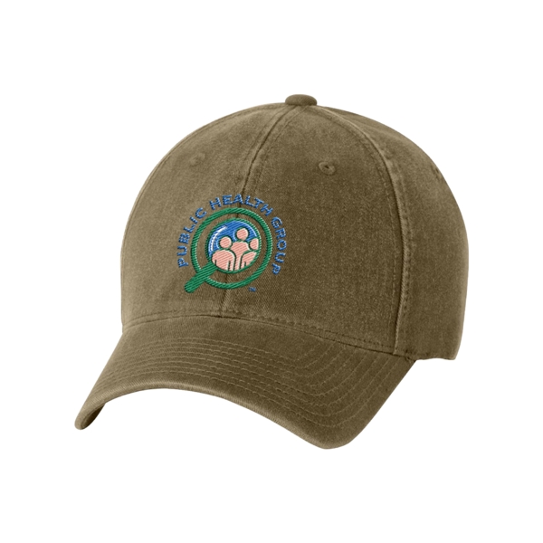 Baseball cap with a low profile, six-panel design and a matching... from ASI 88060 Snugz/USA Inc