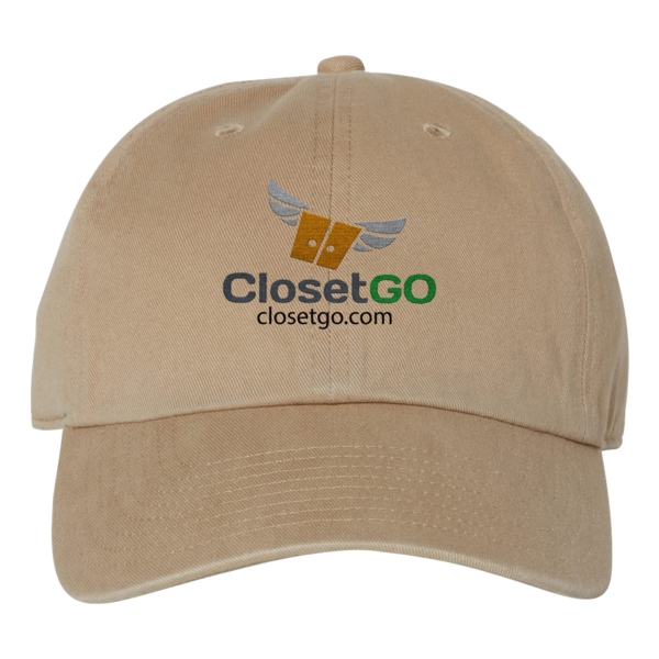 Baseball cap with a low profile, six-panel design and a snap... from ASI 88060 Snugz/USA Inc